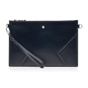 몽블랑 라벨루쏘 129899 BLACK 스트랩 클러치백