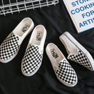 오너클랜 물산대박_W7BB98D_남성운동화남자운동화남성스니커즈_남성 단화 슬립온 체크 캐주얼 남자 신발 스니커즈