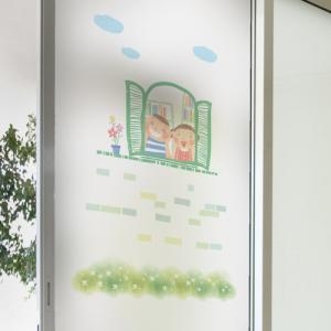 꾸밈  ij443_m-무점착유리시트_행복가득한봄날