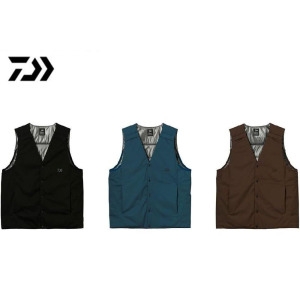 다이와  DJ-2722 던로텍 원터치 서모 낚시 피싱 조끼 베스트 일본 엘 브라운