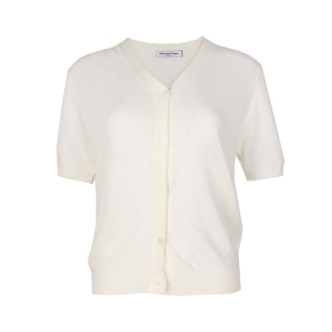 파슨스 브이넥 베이직 하프 니트 PBPQ7NI01 아