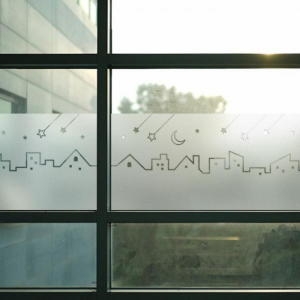 디버거 바보사랑 창문시트지 유리 컷팅L-A어느마을의 별헤는밤01