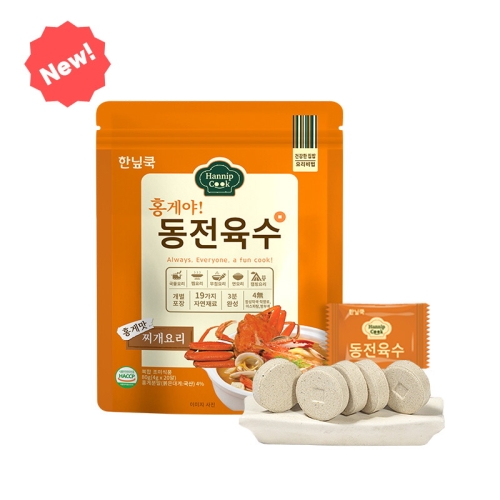 원스팜 한닢쿡 동전육수 홍게맛 80g(4gx20입)