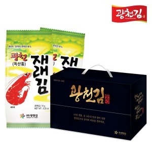 광천김  광천 재래김 새우 식탁김 선물세트 15g 30봉 1BOX