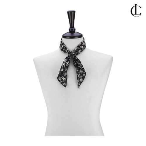 엘케이트 여자 쁘띠 스카프 LNM200 삼각 플라워 머플러