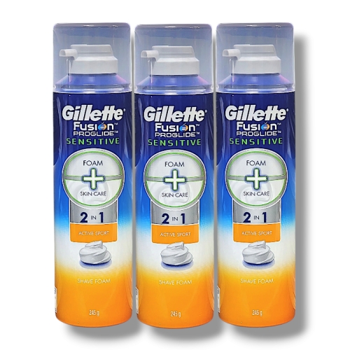 질레트 퓨전 프로글라이드 센서티브 2in1 액티브스포츠 245g