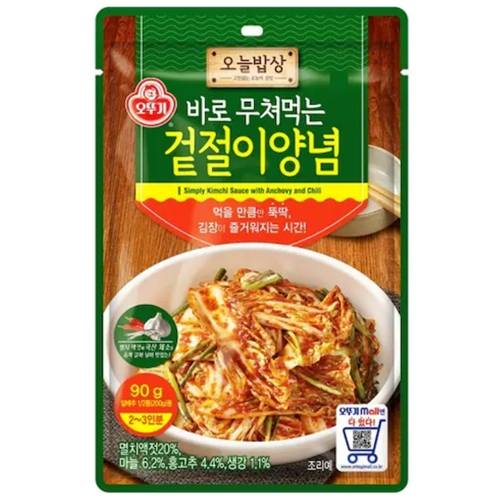오뚜기 바로 무쳐먹는 겉절이양념 90g