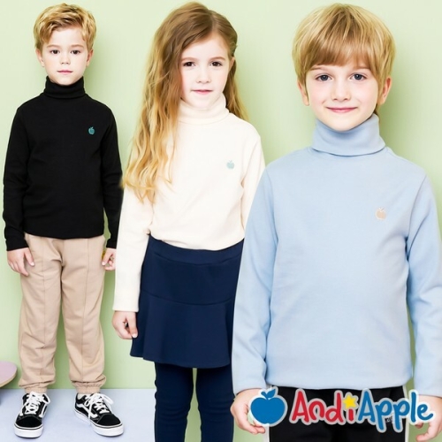 앤디애플 아동용 TOP 매일 골라입는 폴라 티셔츠 아이보리 100