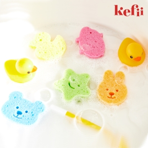 케피 버블 매직스펀지 5종SET 100%해면 스펀지