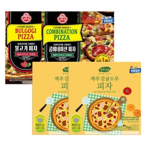 오뚜기  콤비네이션 피자 415g x 2개 + 불고기피자 396g x 2개