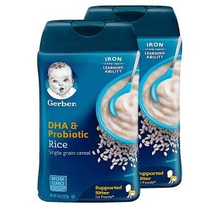 거버 1단계 오가닉 오트밀 싱글 그레인 시리얼 227g (해외구매)