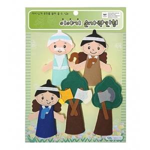 손가락인형 이야기손가락 전래동화  해와달이된오누이