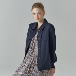 더핸드메이드 셔츠 카라 자켓 _V