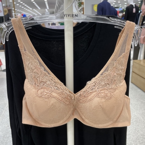 비비안 엔씨서면 3여성 비비안 자가드 레이스 자수 풀컵 브라 BR927A-1
