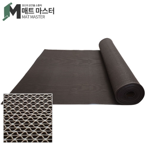 매트마스터  맘보 A 매트 롤 밤색 엔트랩 웨이브 맘보매트 수영장 미끄럼방지