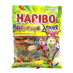 하리보  웜즈 사우어 80g