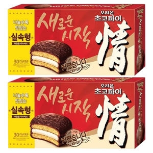 오리온  초코파이 30개입 2각60개 대용량 실속형 사무실간식 어린이집간식 학교간식_MC
