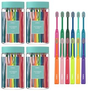 쿤달 딥 클린 향균 어린이칫솔 12개