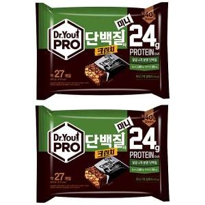 닥터유 프로 단백질바 크런치 미니 27개입 280g