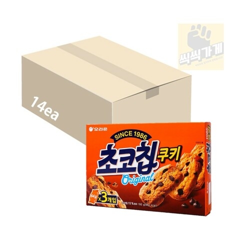 오리온 초코칩 쿠키 192g[14개]