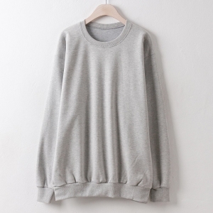 아이우먼 쫀쫀시보리맨투맨 PCw019M308 빅사이즈 사이즈에서 자유로운 그녀