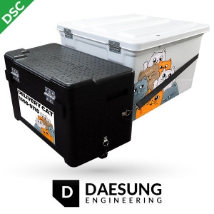 대성  배달통 EPP-Q 32리터 국산 자석탈착배달통 배달대행 탑박스 리어백 배달가방 안장가방