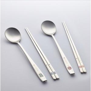 골든벨 아이스크림 컬러 레이저 부부수저