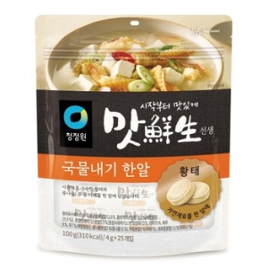 청정원 맛선생 황태 국물내기한알 100g(4gx25입)