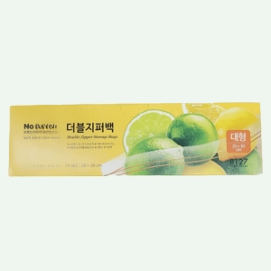 이마트 노브랜드 더블지퍼백 대형 25x30cm 50매