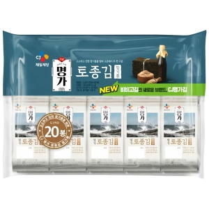 CJ제일제당 비비고 토종김 참기름 5g [20개]