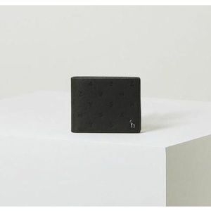 헤지스 남성 음각패턴 소가죽 머니클립_HJWA2F562BK