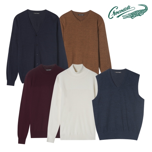 크로커다일 니트 가디건 19종 1택