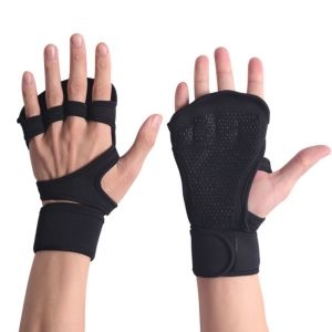 RT  미끄럼 방지 4구 헬스장갑 턱걸이 철봉 손목보호 W8FDA24