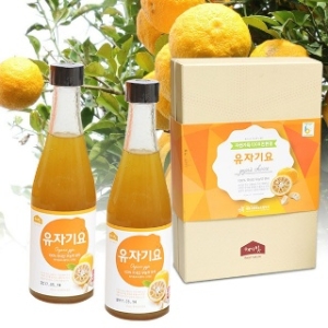 에덴식품  에덴 무농약 유자엑기스 유자기요 2개 고흥 유자차