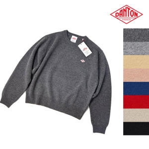 단톤 DANTON 여성 크루넥 풀오버 니트 스웨터 DT-D0027LMW