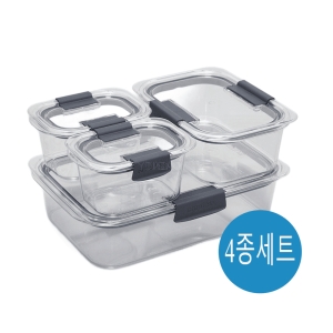 시스테마  브릴리언스 트라이탄 밀폐용기 4종세트