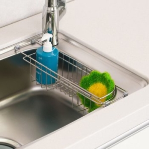 씨케이코리아 올비아 수세미 세제 선반 싱크대 수세미통 거치대 받침대 걸이