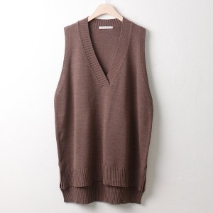 아이우먼 퍼블릭루즈니트조끼 RMw120M308 빅사이즈