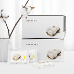 유승인네이처 꼬맹이 순면물티슈 리필형 10매