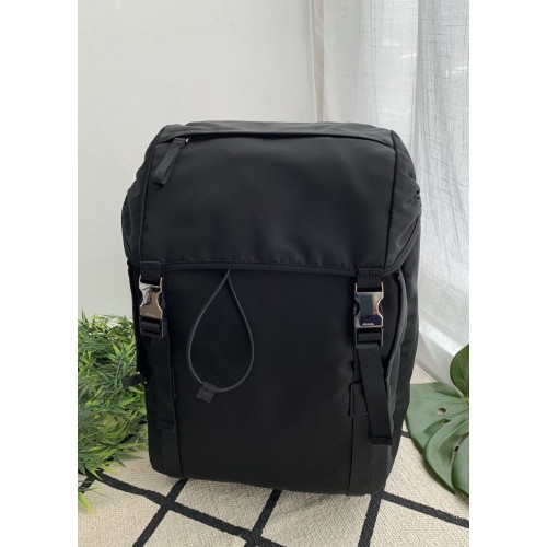 프라다 은장 블랙 포코노 백팩 2VZ062