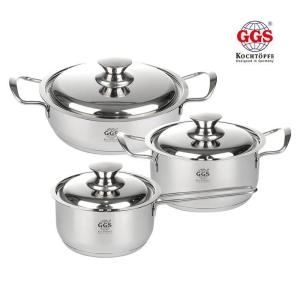 GGS  ROOT 스텐 냄비 3종 (편수16+양수18+전골22)
