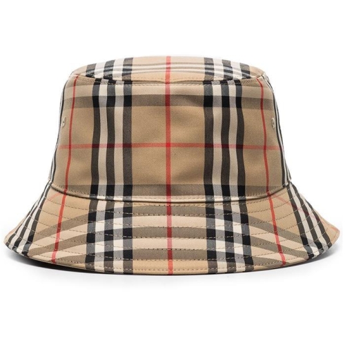 버버리 남녀공용 빈티지 체크 테크니컬 코튼 버킷햇_8026927