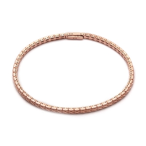 비앤비골드  14K 엑스 사각 와이어 뱅글 팔찌 M JNB39023