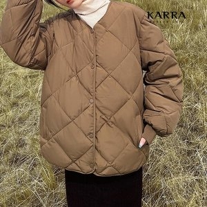 KARRA 노카라스냅누빔패딩_A3F0254