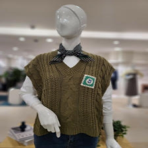 포커스 스마일 패치 꽈조끼 FF3H7VT00978