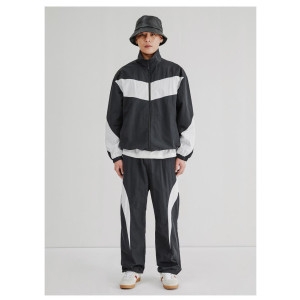 유씨엘에이 진유니 남성 칼라블럭 윈드브레이크 점퍼 UZ8UJ11