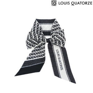 루이까또즈 실크 방도 스카프 오르디 블랙 2CSM202BL