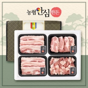 농협안심한돈  무항생제 한마음 선물세트 5호 1.2kg