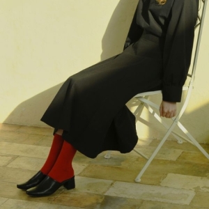 플로리다스튜디오 폴로리다 스튜디오 FL3032 러비지 5CM 뮬 미드나잇블랙