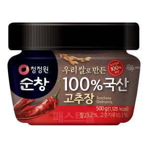  청정원 순창 우리쌀로 만든 100% 국산 고추장 500g [1개]